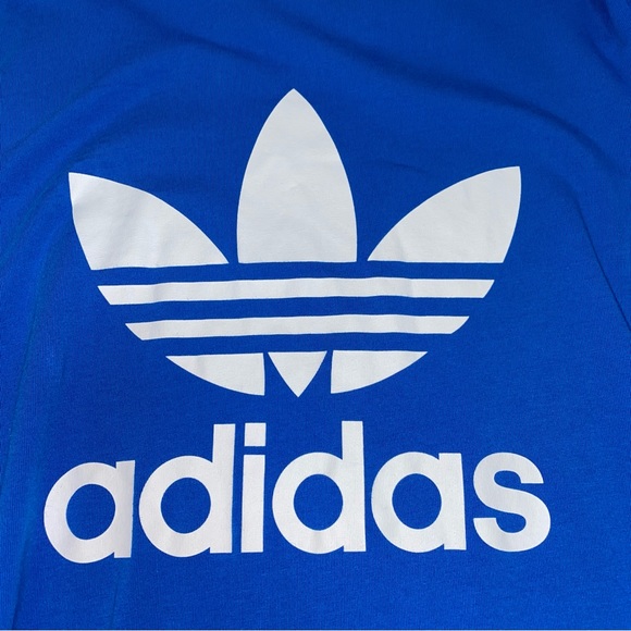 Adidas Blue Trefoil Tee - Picture 6 of 6